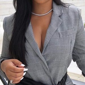 Plaid Blazer